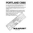 BLAUPUNKT PORTLAND CM85 Instrukcja Obsługi