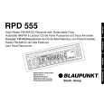 BLAUPUNKT RPD 555 Instrukcja Obsługi