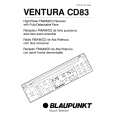 BLAUPUNKT VENTURA CD83 Instrukcja Obsługi