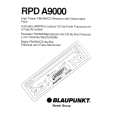 BLAUPUNKT RPDA9000 Instrukcja Obsługi