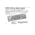 BLAUPUNKT RPD435 Instrukcja Obsługi