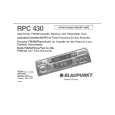 BLAUPUNKT RPC430 Instrukcja Obsługi