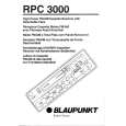 BLAUPUNKT RPC3000 Instrukcja Obsługi