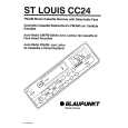 BLAUPUNKT ST LOUIS CC24 Instrukcja Obsługi