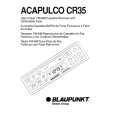 BLAUPUNKT ACAPULCO CR35 Instrukcja Obsługi