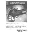 BLAUPUNKT MIAMI BEACH CD148 Instrukcja Obsługi