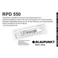 BLAUPUNKT RPD 550 Instrukcja Obsługi